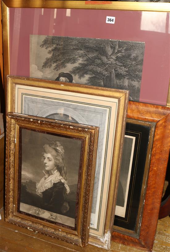 Five 18/19th Century engravings(-)